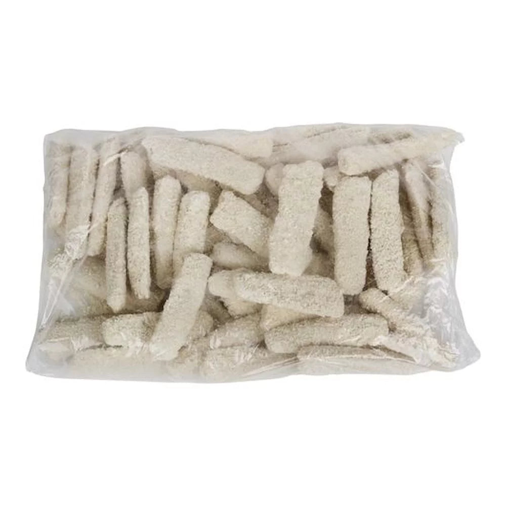 1.5 Ounce Crunchy Raw Breaded Cod Strip H191945