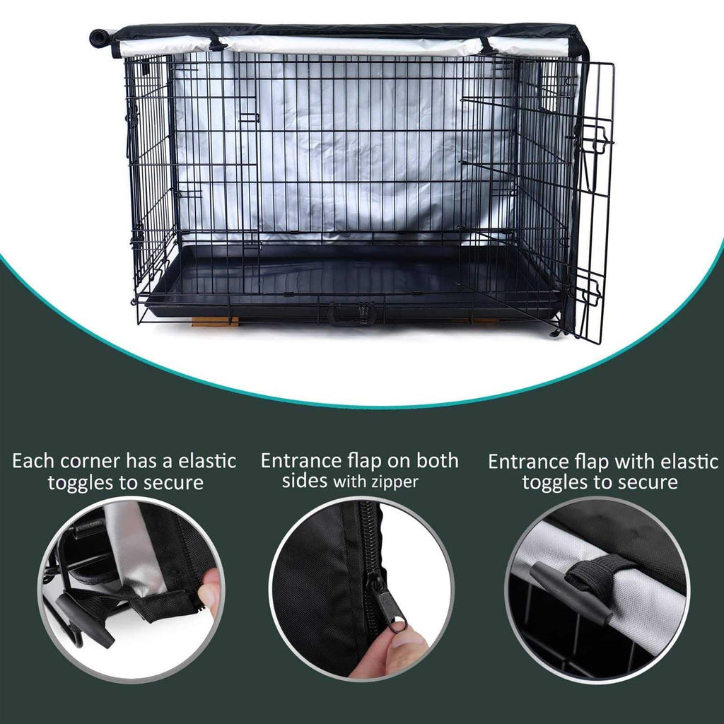 Waterproof Anti-UV Double Door Dog Crate Cover T699717