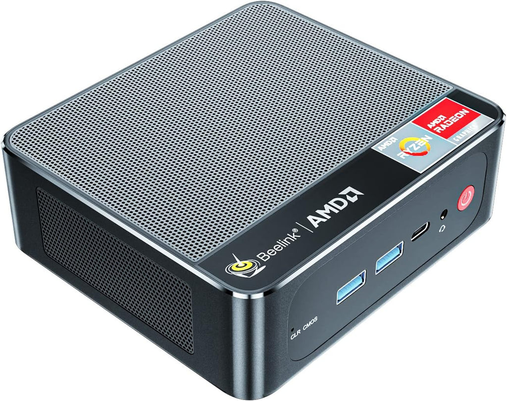 AMD Ryzen 7 3750H 16GB RAM 500GB NVMe M.2 SSD Mini PC, Triple Display, WiFi-5, Windows 11 Pro T84618