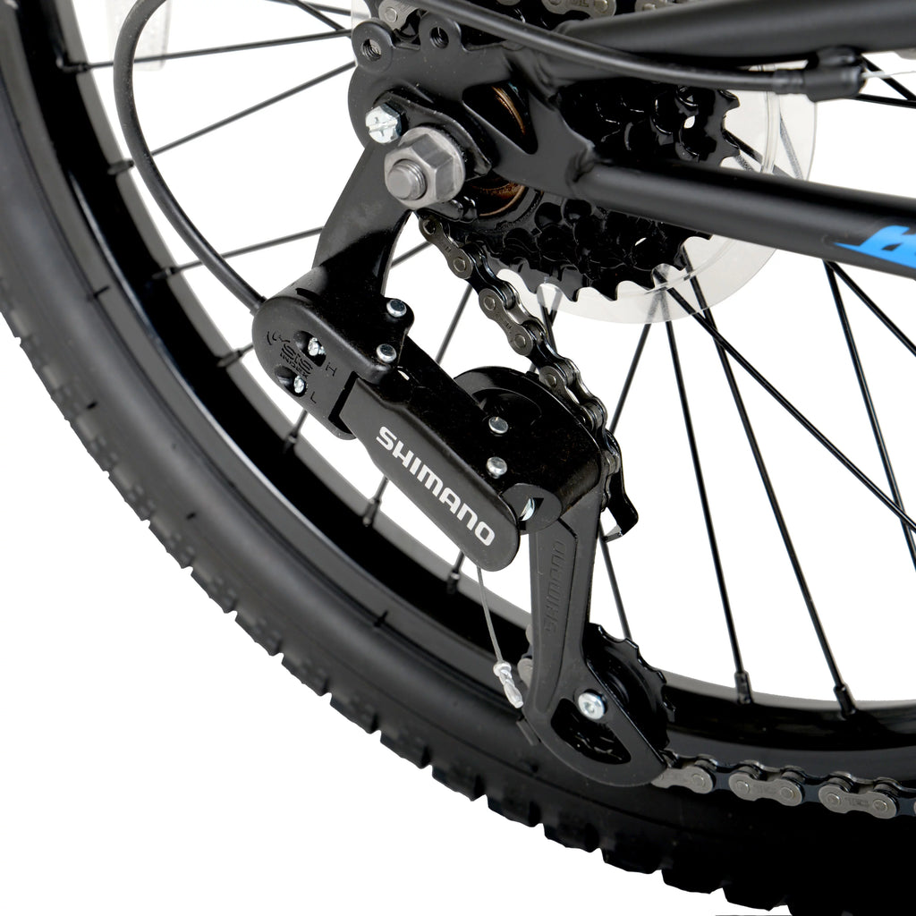 20 Boys Black Mountain Bike L237