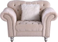 Grey Chesterfield Tufted Armchair Q2615