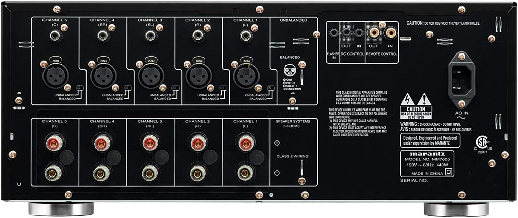5-Channel Power Amplifier with Gold-Plated Terminals Y162