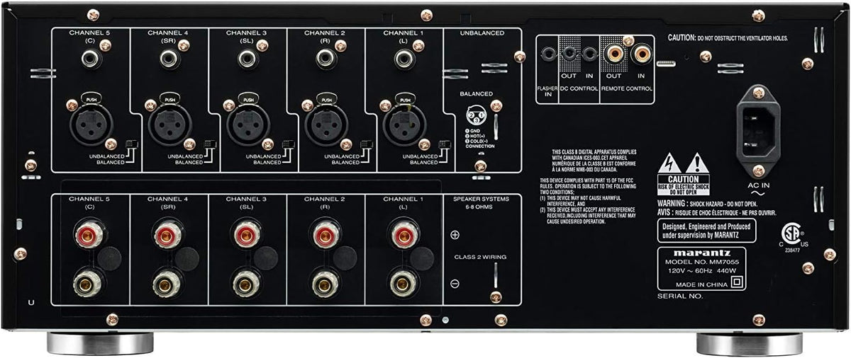 5-Channel Power Amplifier with Gold-Plated Terminals Y162