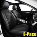 Faux Leather Car Seat Covers Full Set Black P655