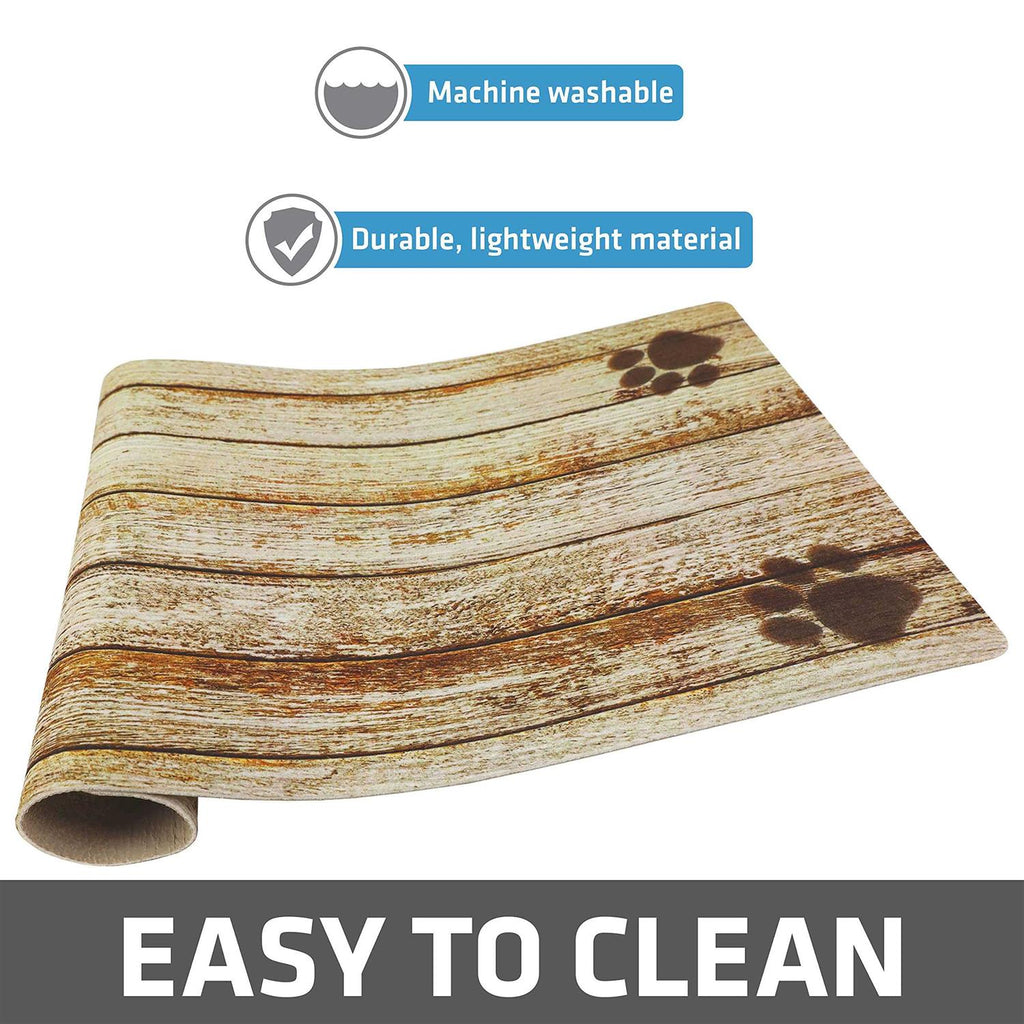 Pet Bowl Placemat Dog & Cat Food Feeding Mat A245061