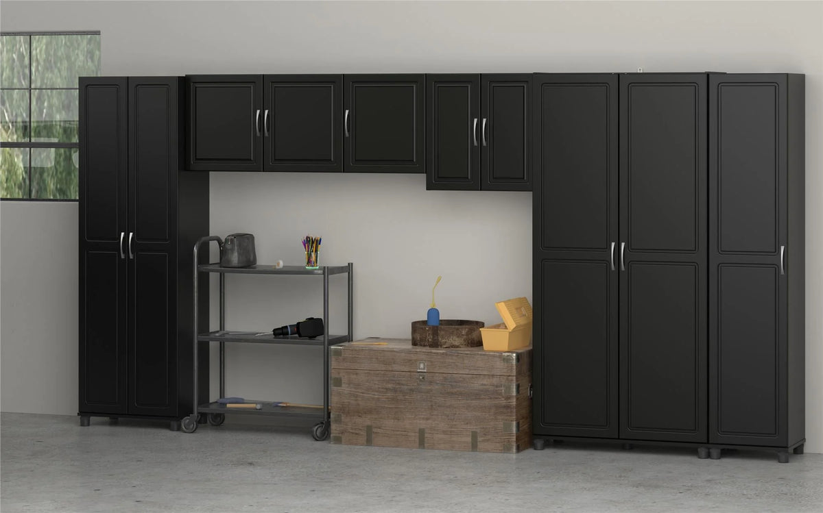 White Garage Storage Wall Cabinet S470