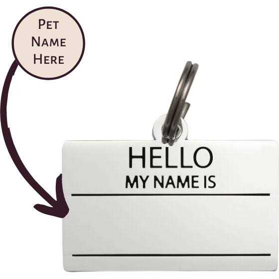 Hello My Name is ID Tag H72464