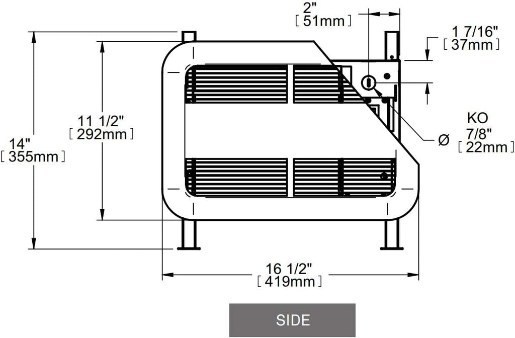 Ceiling Heater 1500W 120V F89770