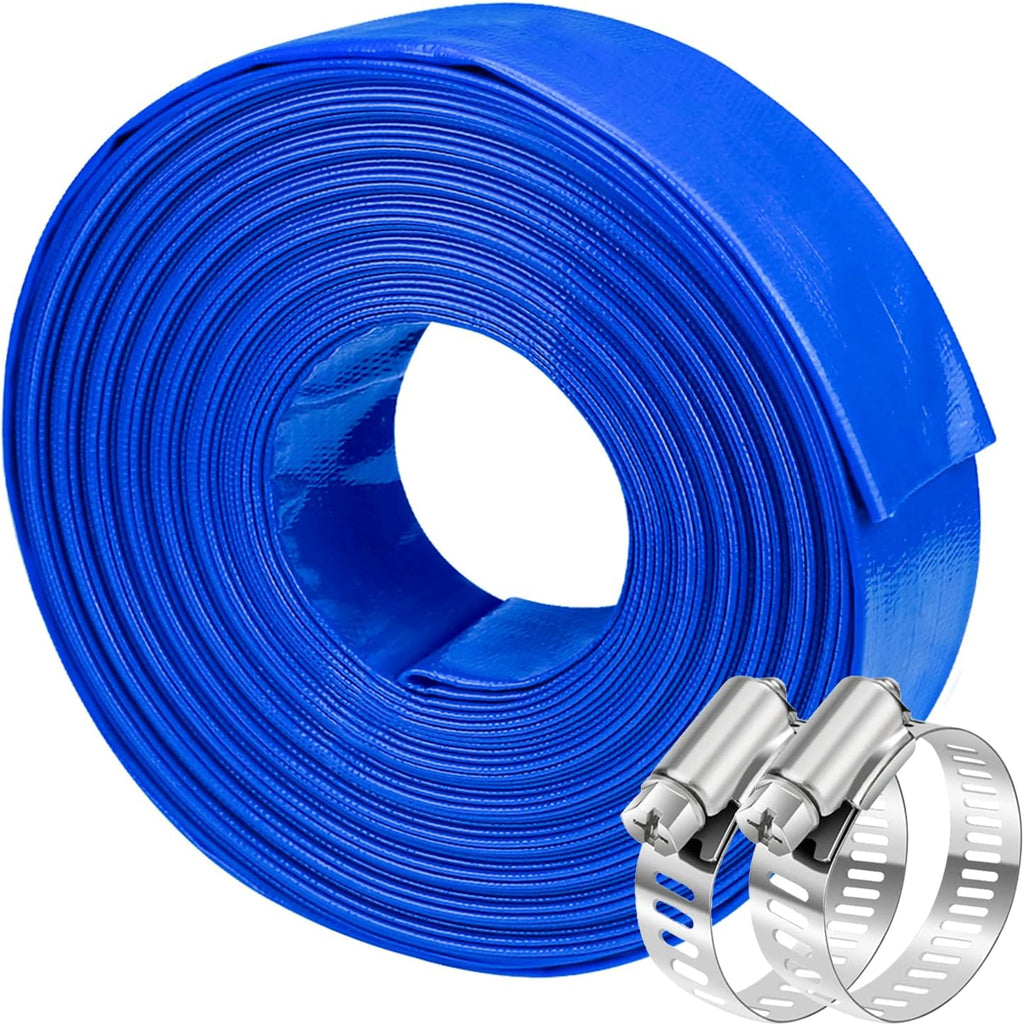 2 Dia x 100 ft Heavy Duty Reinforced Lay Flat Discharge Hose K4725