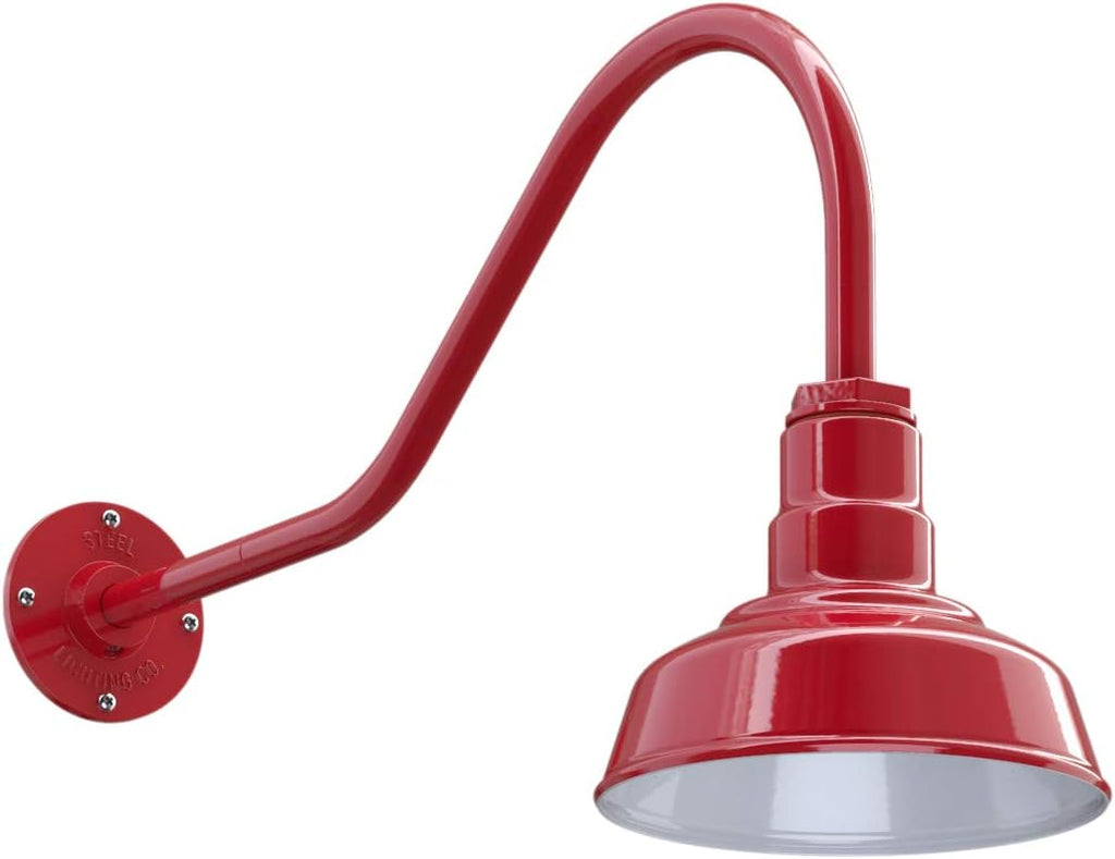 Galvanized 8 in Dome Outdoor Wall Mounted Barn Light I948
