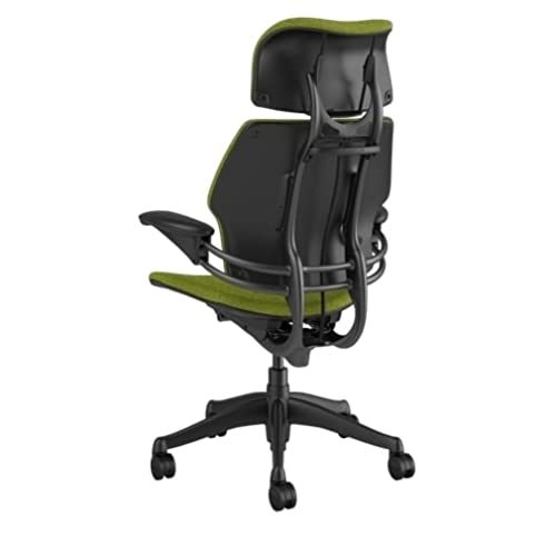 Walnut Ginkgo Fabric Ergonomic Office Chair with Headrest I2277