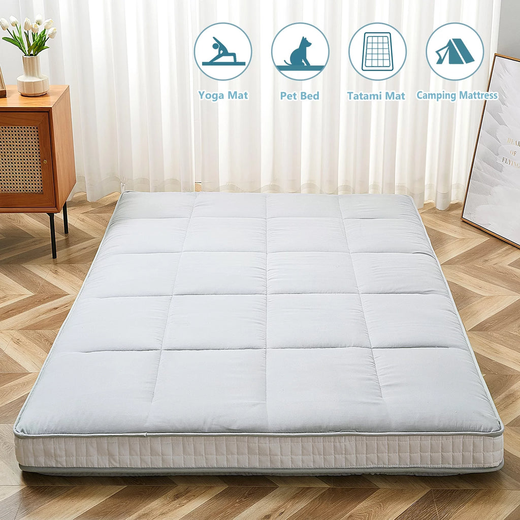 Japanese Floor Futon Mattress Thicken Foldable Roll Up Sleeping Pad J178811