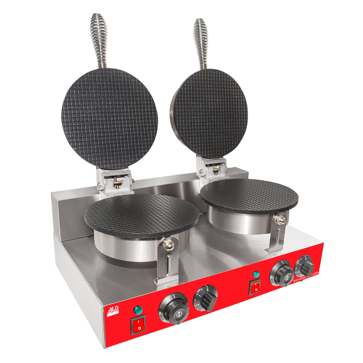 Double Nonstick Stainless Steel Waffle Cone Maker O747