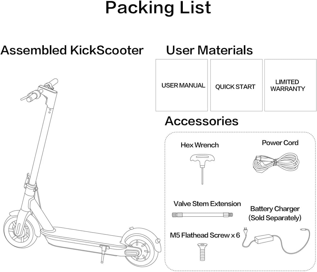 350W Motor 40 Miles Long-Range Electric Kick Scooter I24327