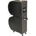 Black Upright Timbale Case with Wheels J782