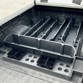 Complete Truck Bed Storage System Cargo Organizer with 4 Weatherproof Containers N7348