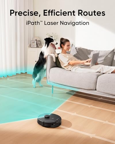 Robot Vacuum with Self Empty Station, 5,000 Pa Suction Y115