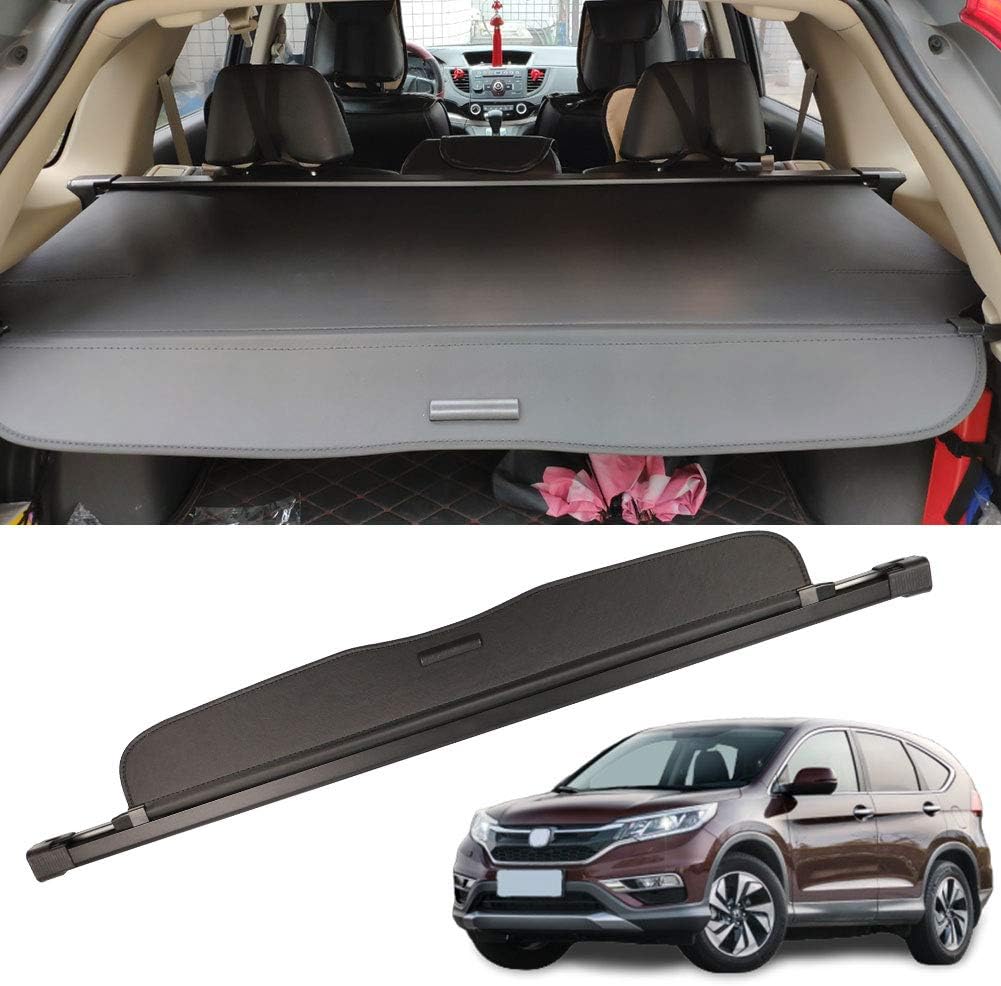 Black Retractable Cargo Cover S2251