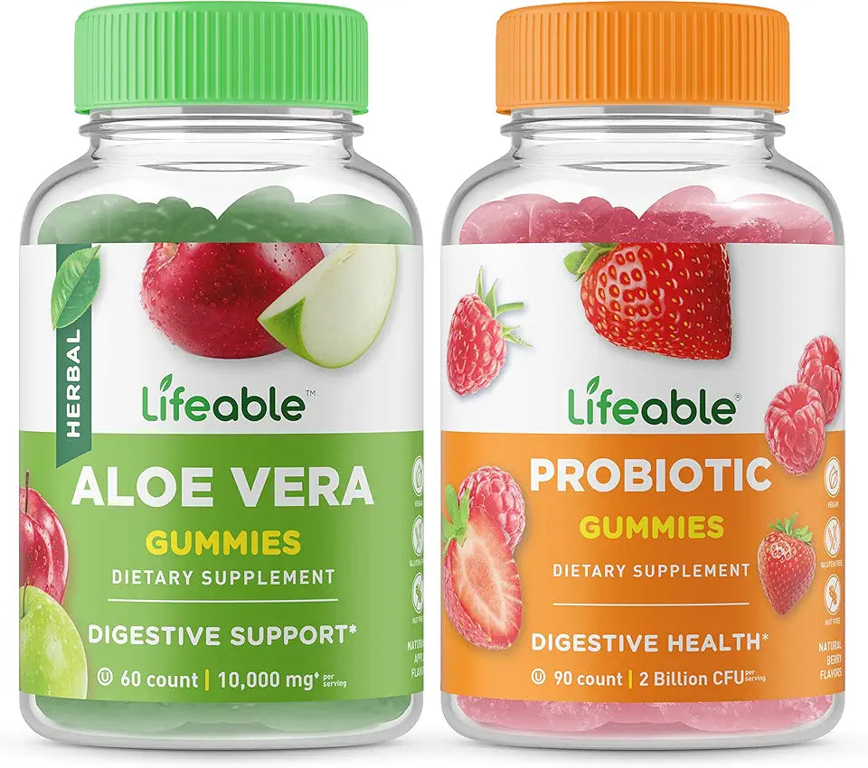 Aloe Vera Probiotic 2 Billion CFU Gummies D367764