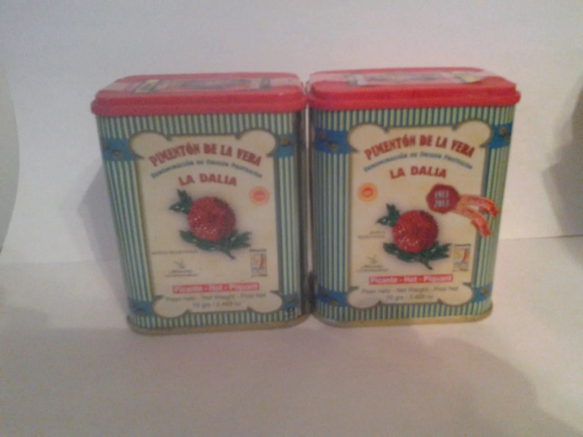 Smoked Hot Paprika Set of 2 Tins 2.5 Oz F245