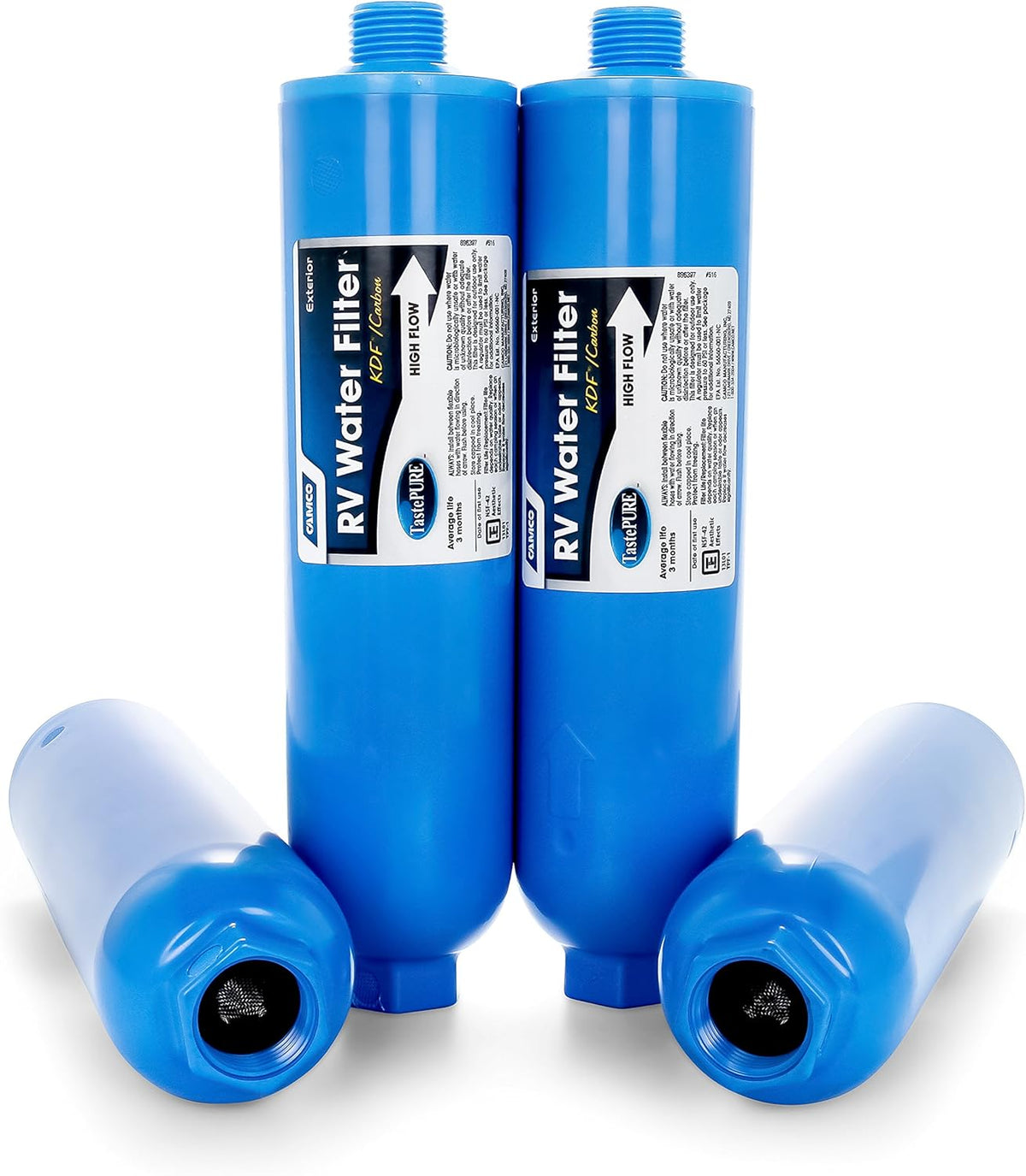 4-Pack Inline RV Water Filter B866198
