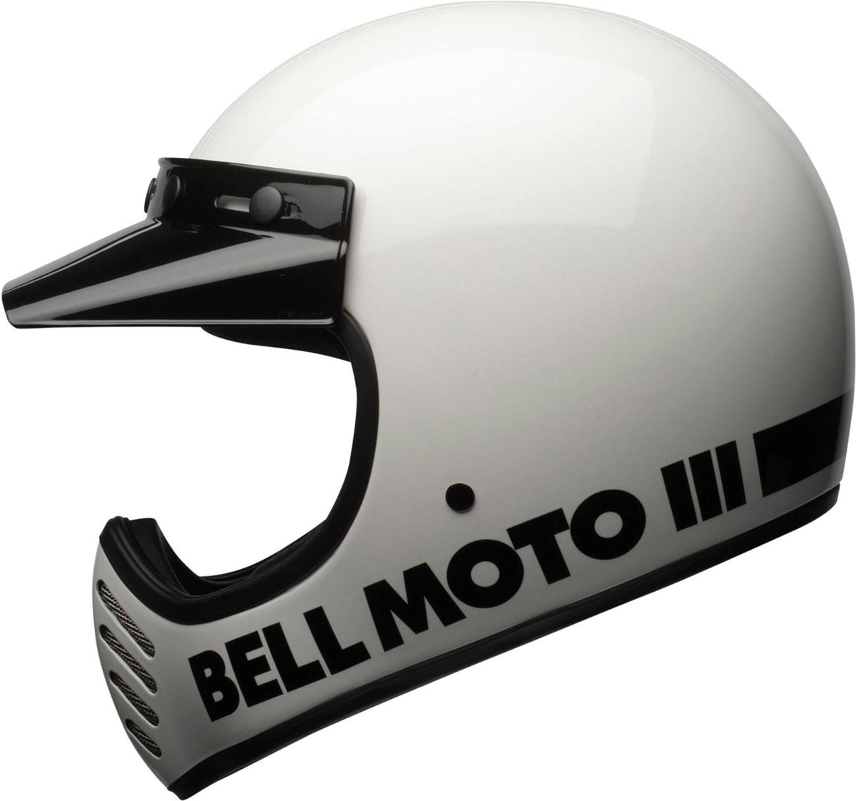 White Motocross Helmet K869