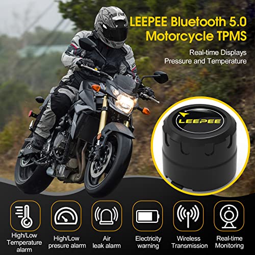 Motorcycle Tire Pressure Monitoring System with 2 External Sensors H22812