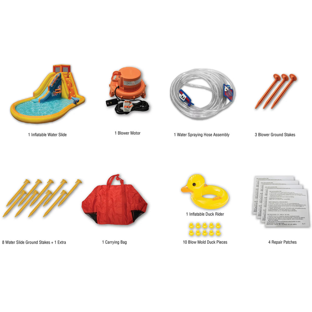 Inflatable Water Park with Water Blast Cannon H780525