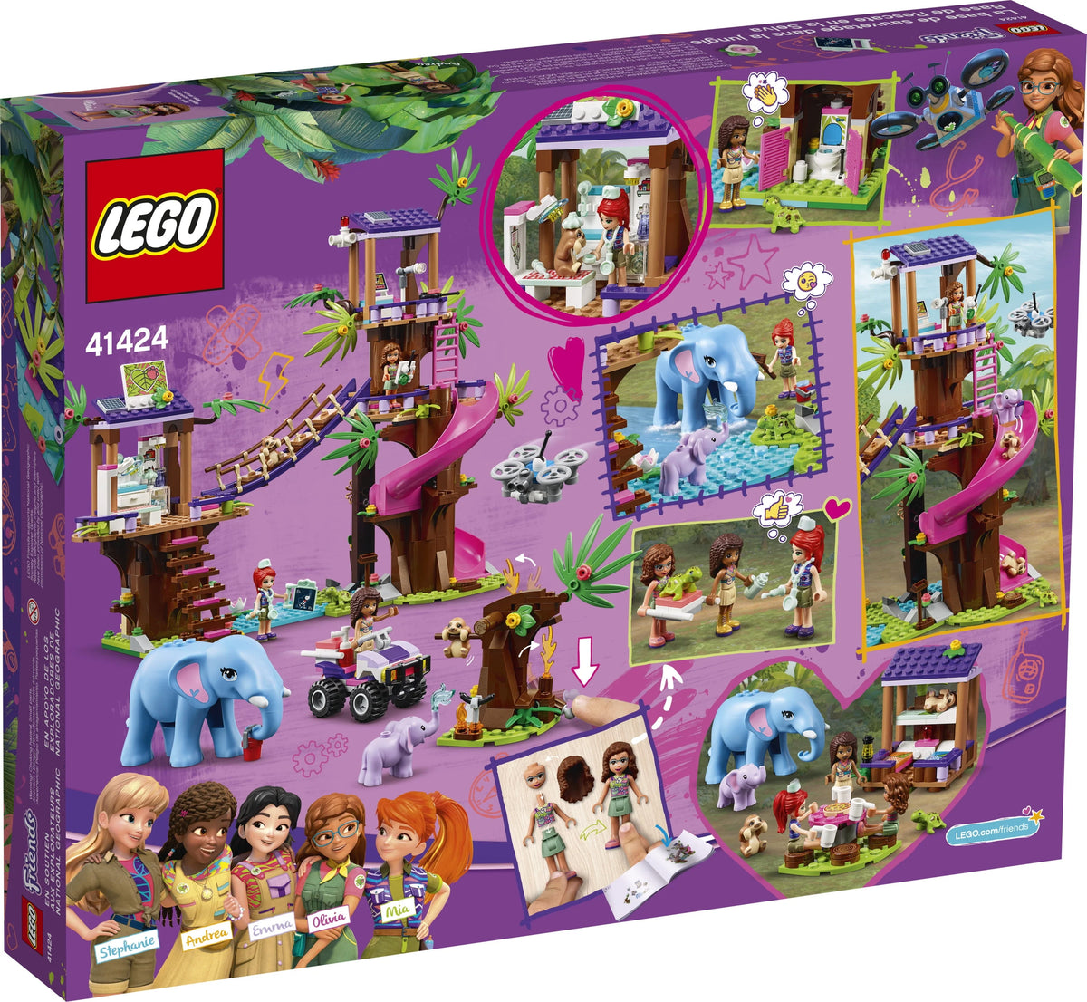 Jungle Rescue Base 648 Pieces W277806