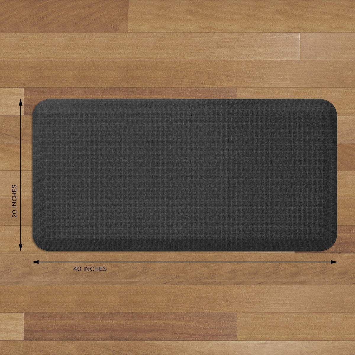 Dark Gray Anti-Fatigue Kitchen Floor Mat H38441