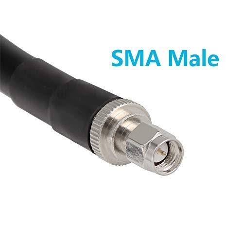100 ft Low-Loss Coaxial Extension Cable (50 Ohm) SMA Male to SMA Female K135316