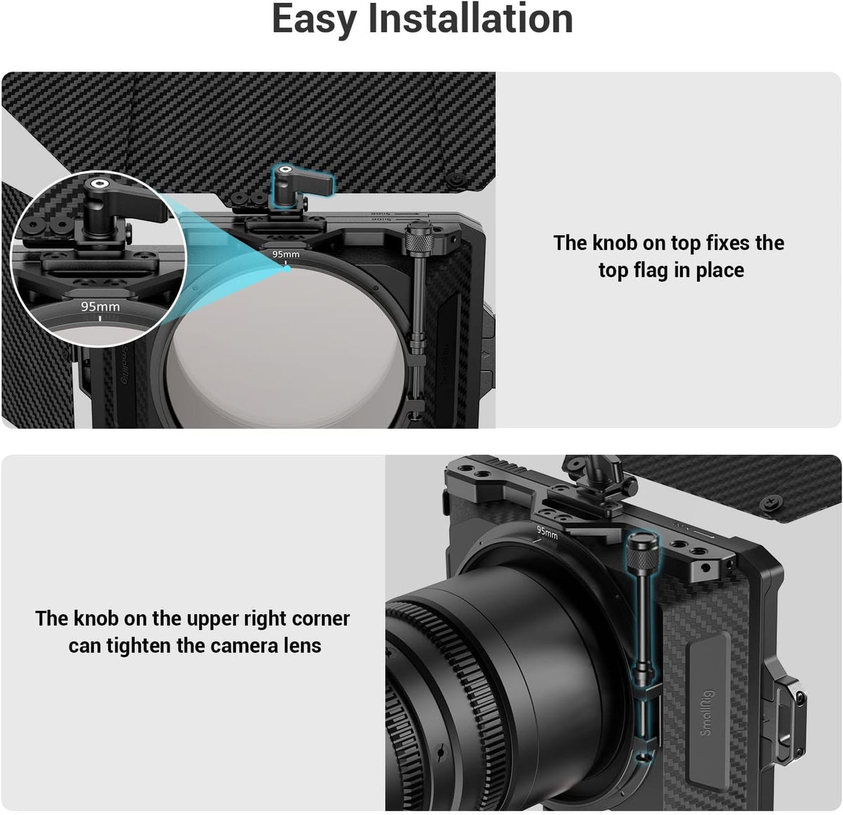 Mini Matte Box Pro with 4 x 5.65 Filter Trays and Adapter Ring M694