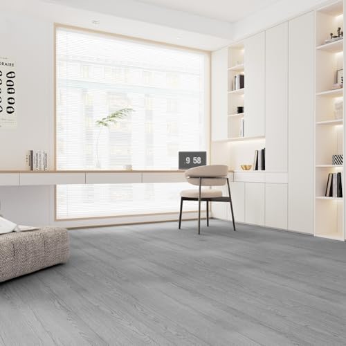Peel and Stick Vinyl Floor Tile Roll Wood Plank Sticker U262769