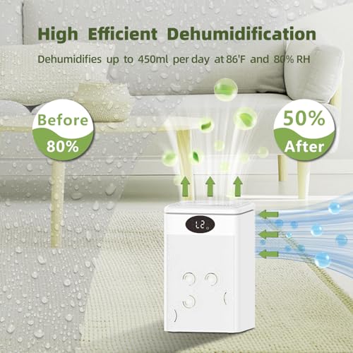 75oz Small Quiet Dehumidifier with Timer W90202