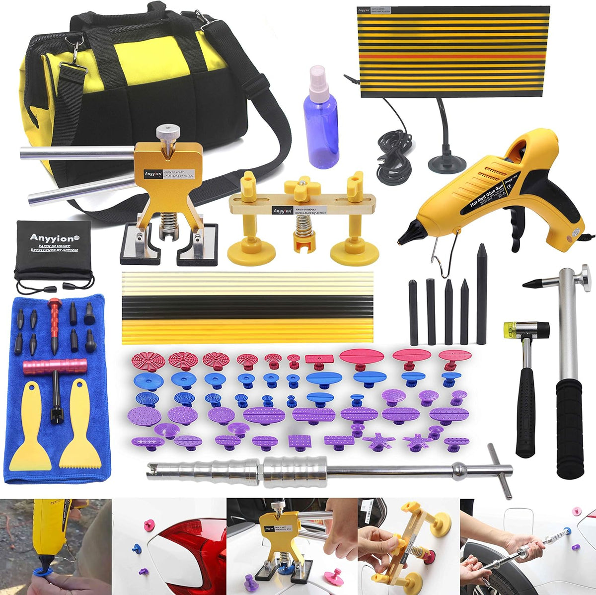 98pcs Paintless Dent Repair Kit G82406