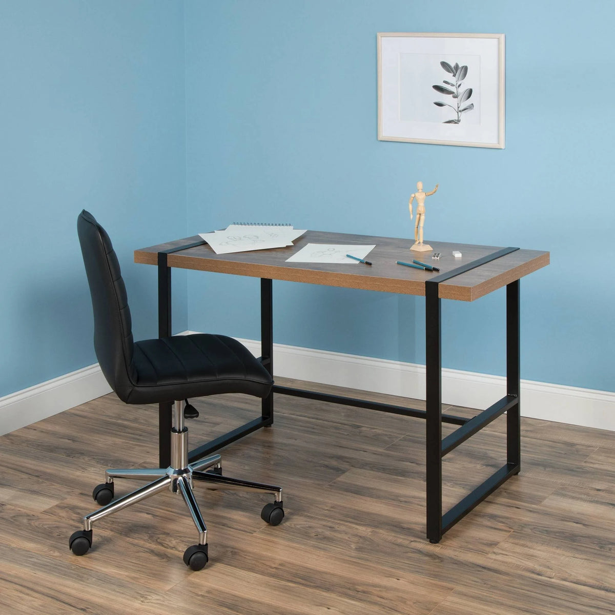 48x22 Metal Computer Desk W174