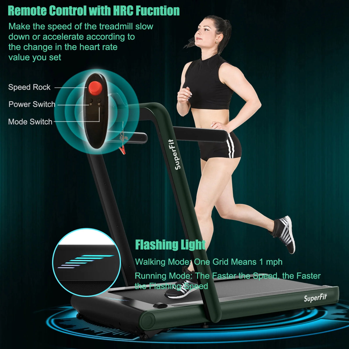 2 in 1 Folding Treadmill B98644