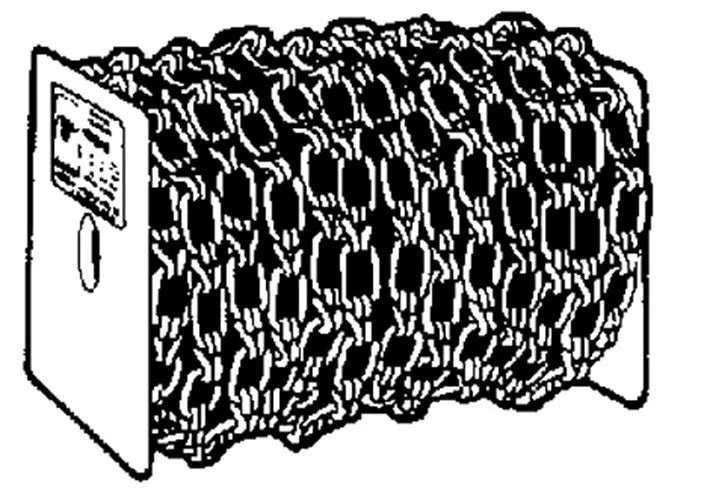 Straight Link Coil Chain 50' Electro-Galvanized I2185