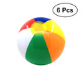6 Pcs Colorful Inflatable Beach Ball Pool Toys Y3338