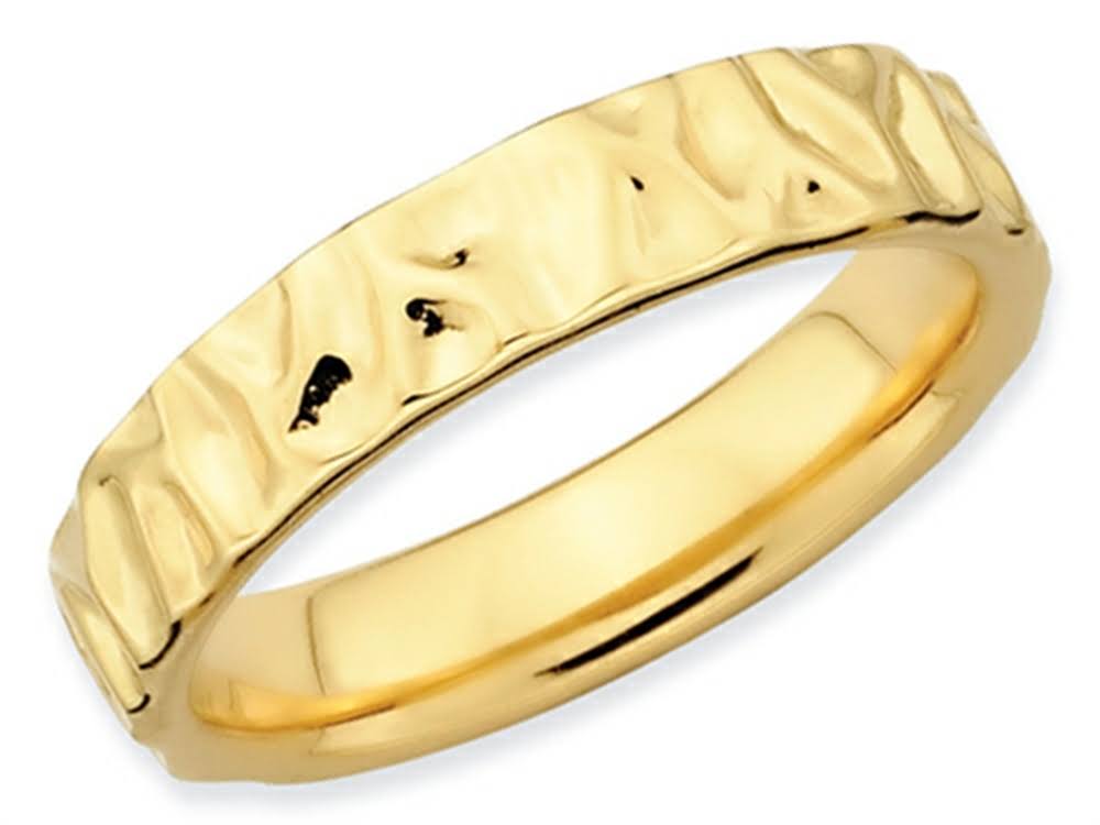 Gold-Plated Sterling Silver Ring F5990