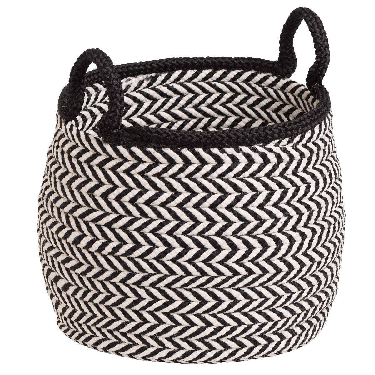 White & Black Basket V6558