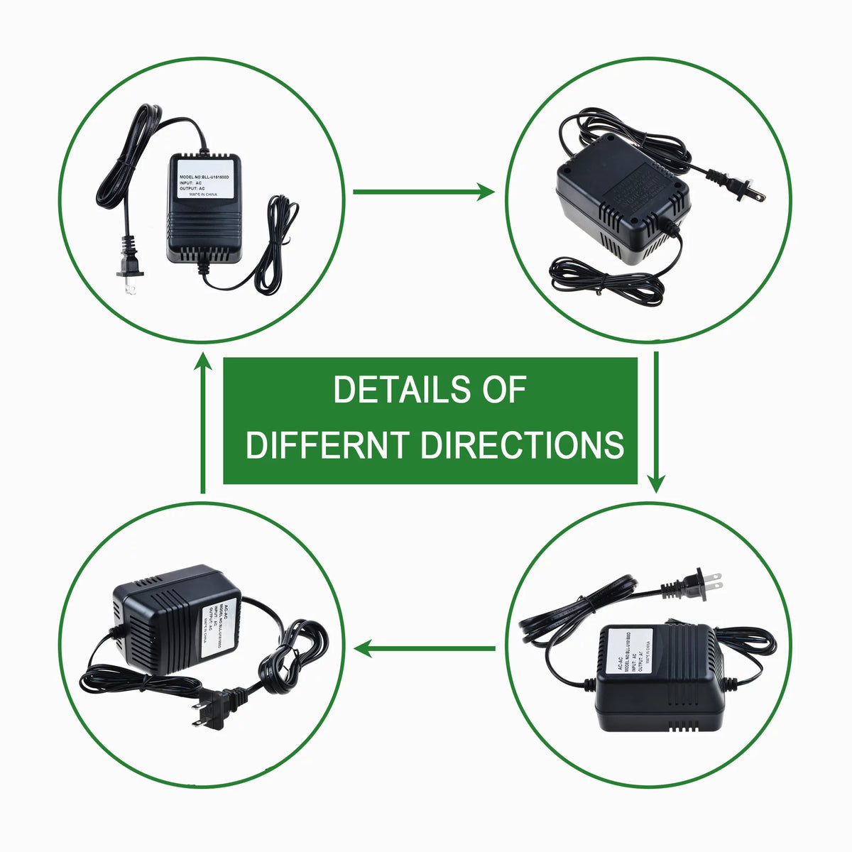 Compatible AC Power Adapter Replacement J804