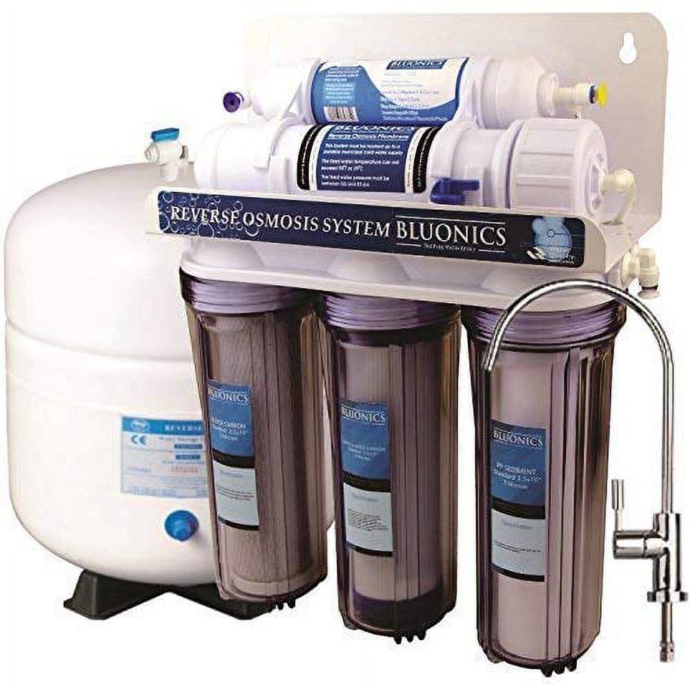 5 Stage Undersink Reverse Osmosis Drinking Water Filter RO 50 GPD H7711