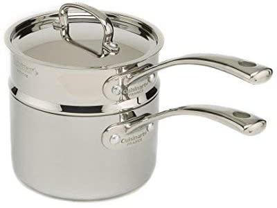 3-Piece Stainless Steel Saucepan & Double Boiler Set U800096