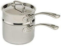 3-Piece Stainless Steel Saucepan & Double Boiler Set U800096