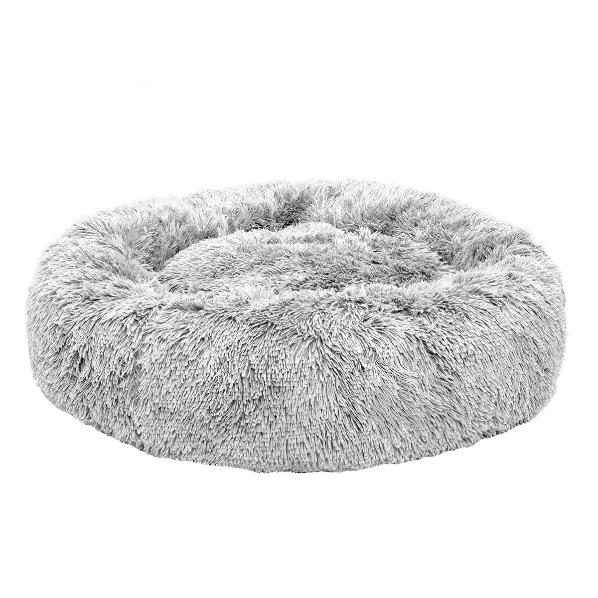 Large Mist Gray Donut Dog Bed B3528