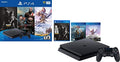 1TB HDD PS4 Console Slim Bundle with Three Games Dualshock 4 Wireless Controller Jet Black V523954