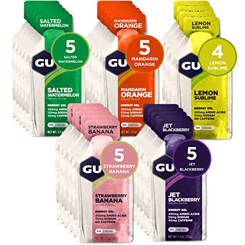 24-Count Assorted Flavors Energy Gel H204