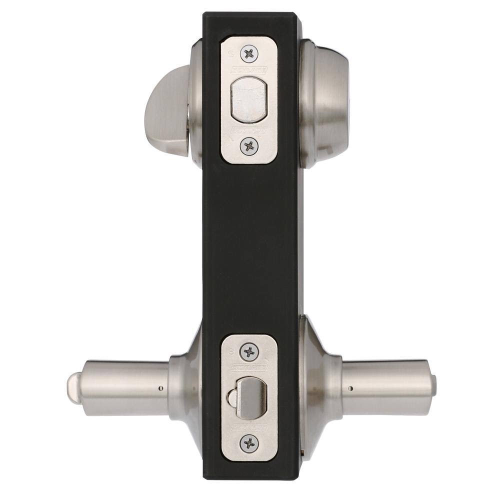 Satin Nickel Single Cylinder Deadbolt Keyed Entry Lever J264
