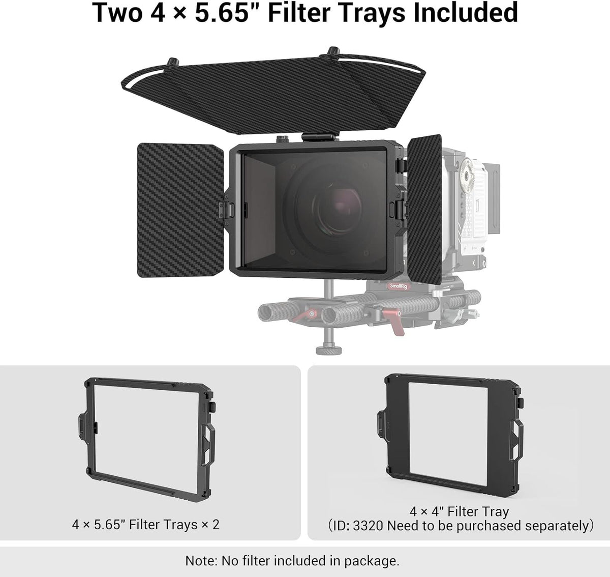 Mini Matte Box Pro with 4 x 5.65 Filter Trays and Adapter Ring M694